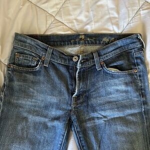 7 For All Mankind Low Rise Jeans